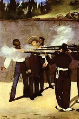 "The Execution of the Emperor Maximilian of Mexico" by Edouard Manet - 1868