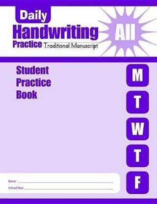 Daily Handwriting Practice Traditional Manuscript Individual Student Practice Book
