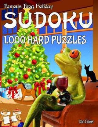Famous Frog Holiday Sudoku 1,000 Hard Puzzles