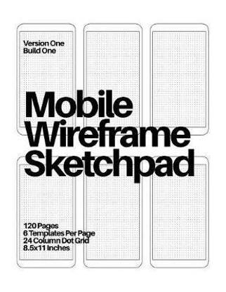 Mobile Wireframe Sketchbook (White)