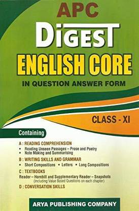 APC Digest English Core Class- XI (2018-19 Session) P