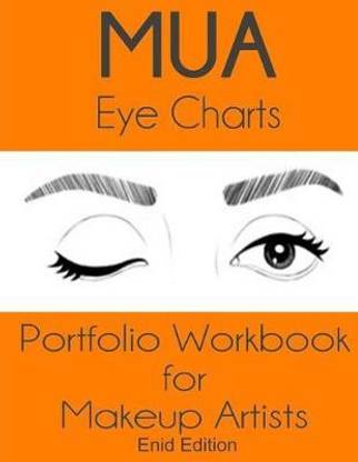 MUA Eye Charts Portfolio Workbook for Makeup Artists Enid Edition