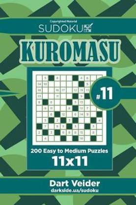 Sudoku Kuromasu - 200 Easy to Medium Puzzles 11x11 (Volume 11)
