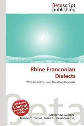 Rhine Franconian Dialects