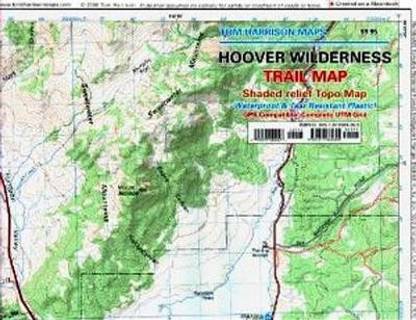Hoover Wilderness Trail Map