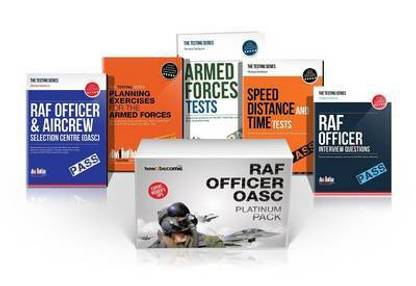 RAF Officer OASC Platinum Box Set: RAF Officer and Aircrew Selection Centre OASC, Planning Exercises, Armed Forces Tests, Speed, Distance and Time and RAF Officer Interview Questions and Answers