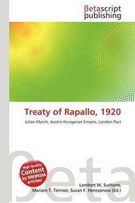 Treaty of Rapallo, 1920