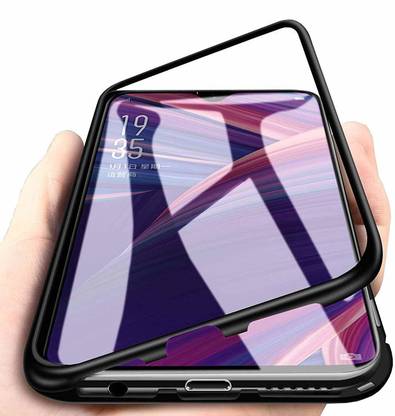 KHR Back Cover for Vivo V11 Built-in Powerful Magnet [Wireless Charging Support] Magnetic Cover Metal