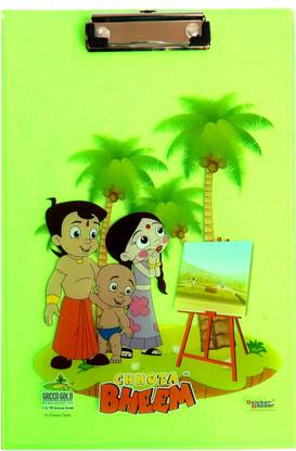 STICKER BAZAAR CHOTA BHEEM SKETCH Cartoon Printed Exam Board