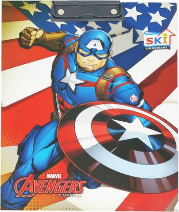 SKI THEMEHOUSEPARY CAPTAIN AMERICA Cartoon Printed Exam Boards