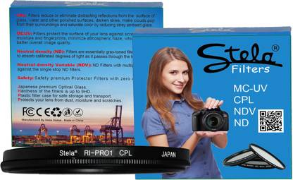 Stela Filter RI-PRO1 CPL 37mm having 37mm filter thread only. Polarizing Filter (CPL)