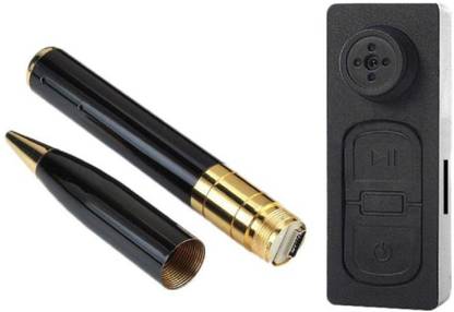 spyguru Hidden Spy Pen Camera with Button Camera for Recording Security Camera