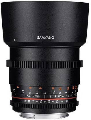 Samyang 85mm T1.5 VDSLR AS IF UMC II For Canon Standard Prime  Lens