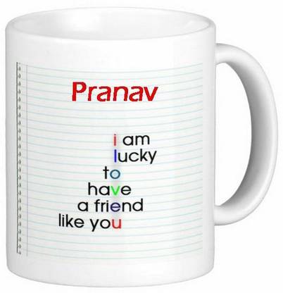 Exoctic Silver Pranav Love Romantic Friendship Quotes 72 Ceramic Coffee Mug