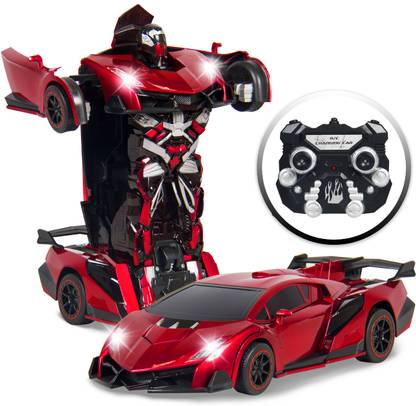 Hamleys Races Car Toy (Battery Operated) 2 in 1 Transform Car Toy