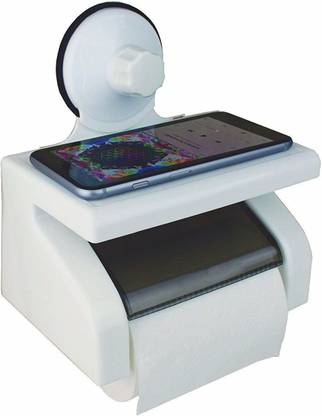 VIRZA TRADE Bathroom Toilet Tissue Paper Roll Holder Plastic Toilet Paper Holder