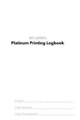 Platinum Printing Logbook