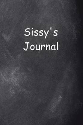 Sissy Personalized Name Journal Custom Name Gift Idea Sissy