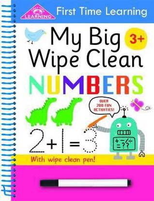 First Time Learning Wipe Clean- Numbers