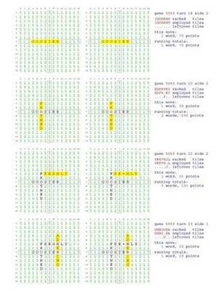 Fifty Scrabble Box Scores Games 5001-5050