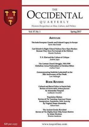 The Occidental Quarterly