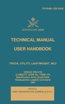 Technical Manual User Handbook Truck, Utility, Lightweight, MC2