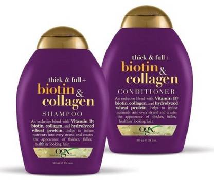 ogx Thick & Full + Biotin & Collagen shampoo and conditioner