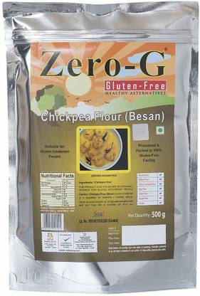 Zero-G Gluten-Free Chickpea Flour (Besan) - 500 g Pouch