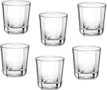TREO (Pack of 6) CRESCENT COOL Glass Set Water/Juice Glass