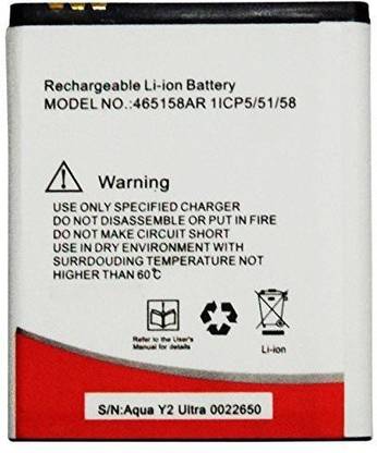 GIFFEN Mobile Battery For  INTEX Aqua Y2 Ultra