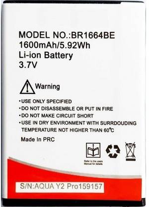 GIFFEN Mobile Battery For  INTEX Aqua Y2 Pro