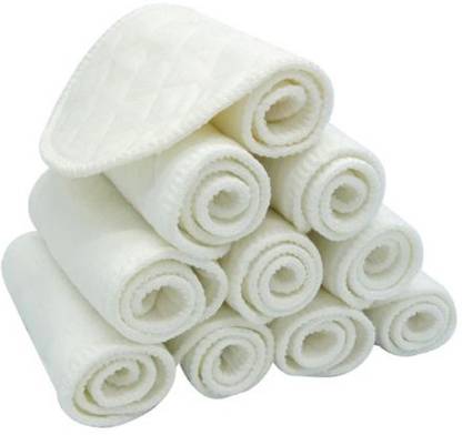 Jingle Kids 3 Layer White Microfiber Nappy Inserts Liners