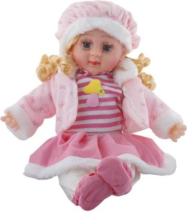 STUNNER Soft Girl Singing Song Baby Doll Toy Pink