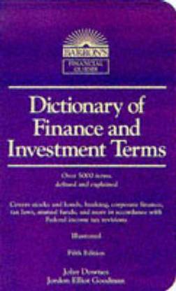 Dictionary of Finance and Investment Terms