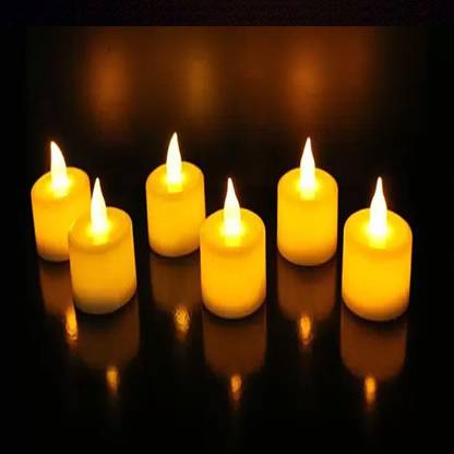 Raienterprises LED Battery Operated Flameless Tealight Candles Candle
