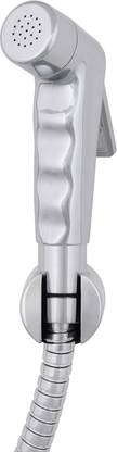 Hindware F920014 ABS Chrome plated Hook and 1 m SS Hose Pipe Health  Faucet