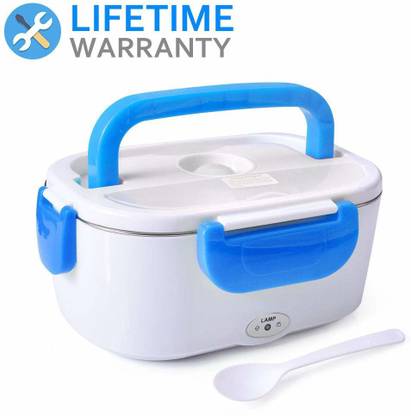 SWISS WONDER IVX -162- Lunch Containers Warming Bento 2 Containers Plastic, Stainless Steel School Lunch Box