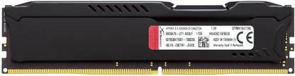 KINGSTON (BLACK) DESKTOP PC RAM DDR4 8 GB (Single Channel) PC (HX426C16FB2/8 8GB DDR4-2666 CL16 288-Pin DIMM)