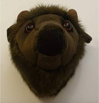 SAH 75 Buffalo Head Plush Stuffed Animal Toy  - 16 cm