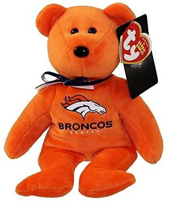 NFL Denver Broncos Ty Beanie Baby Teddy Bear Plush 85  - 16 cm