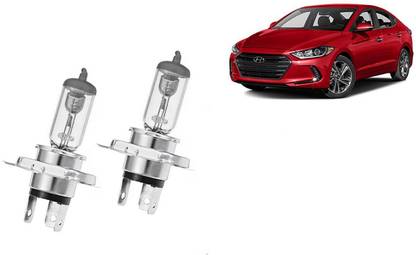 Auto Kite OSR56 - H4 Ultra Lite Yellow High Beam Halogen Head Lamp Bulb For - Elantra 2017 Headlight Car Halogen for Hyundai (12 V, 100 W)