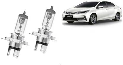 Auto Kite OSR207 - H4 Ultra Lite Yellow High Beam Halogen Head Lamp Bulb For - Corolla Altis 2015 Headlight Car, Truck, Van Halogen for Toyota (12 V, 100 W)