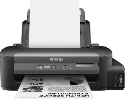 Epson WorkForce M105 Single Function WiFi Monochrome Ink Tank Printer (Black Page Cost: 12 Paise)