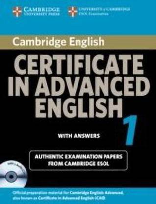 Cambridge Certificate in Advanced English 1 for updated exam Self-study Pack
