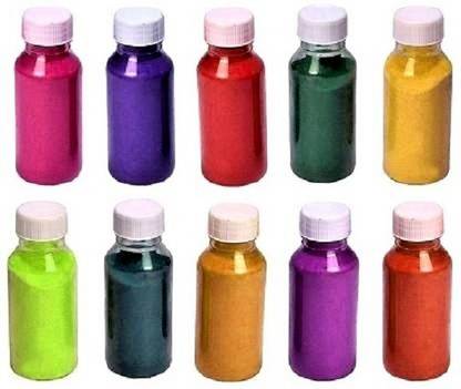 calzino Pack of 10 Rangoli Powder