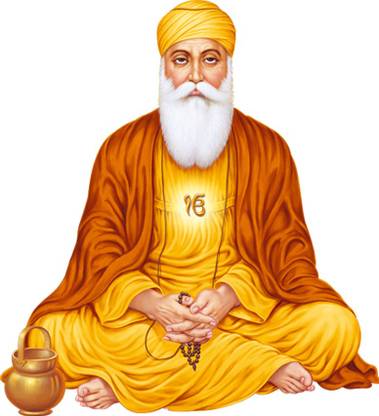 god & god's 40 cm Wahe Guru Ji 75 Magnetic Sticker