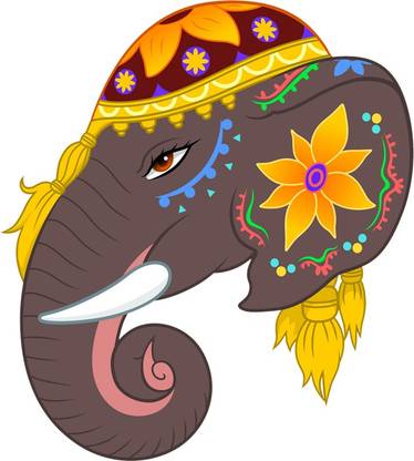 Flipkart SmartBuy 58 cm Modern Art 348 Self Adhesive Sticker