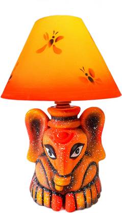 BONG EXCLUSIVE Terracotta Prajapati Ganesh Table Lamp