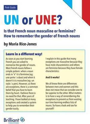 Un or Une? Is this French word masculine or feminine?