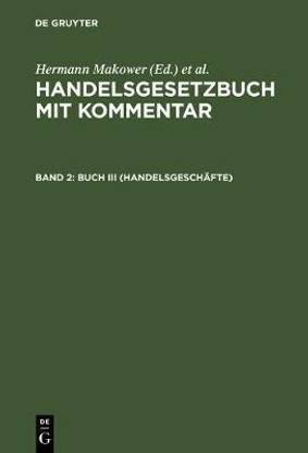 Buch III (Handelsgeschaefte)